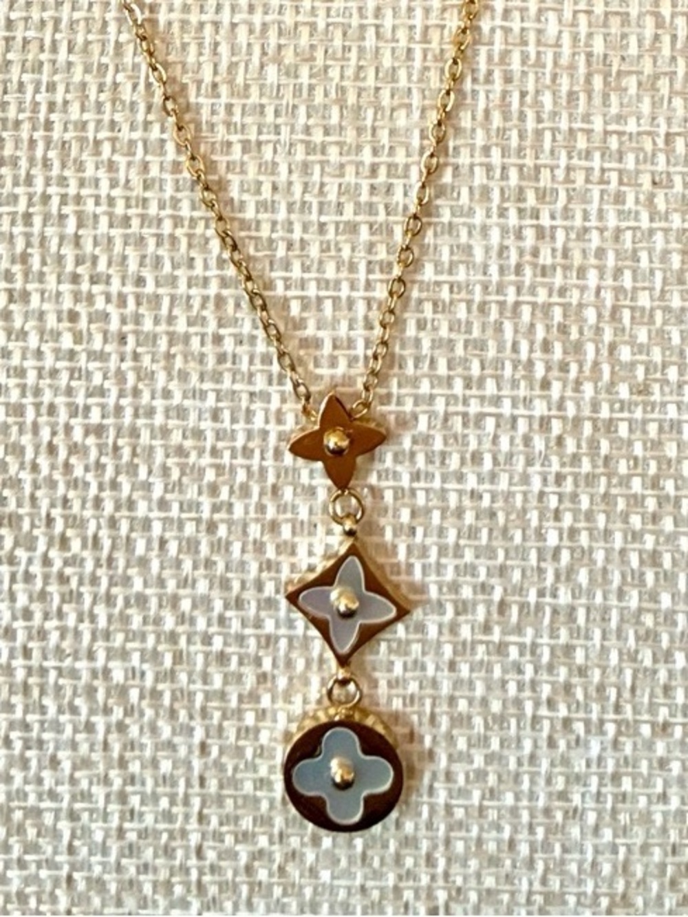 Designer Inspired 18K Gold Necklace